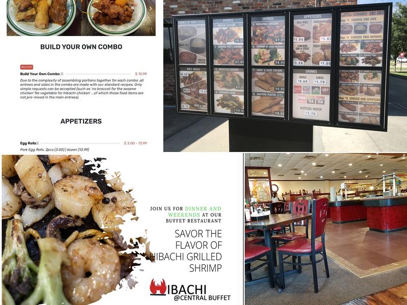Central Buffet Menu