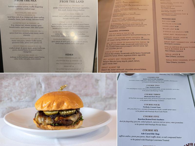 Beausoleil Coastal Cuisine Menu