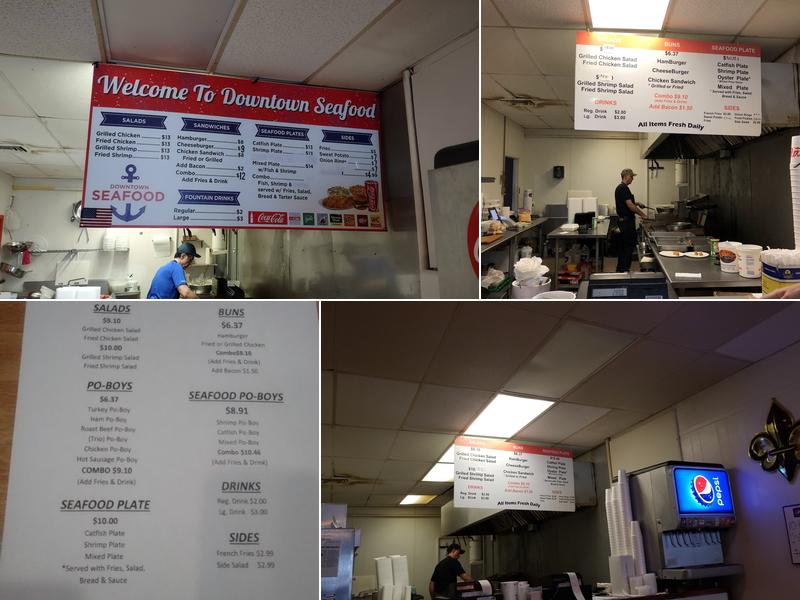 Downtown Seafood & Grill Menu