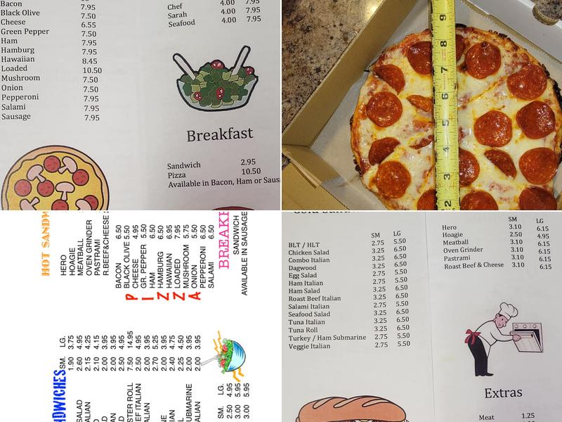 Riverside Kwik Stop Menu