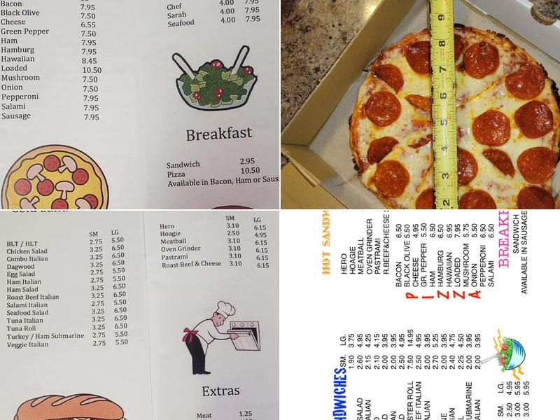 Riverside Kwik Stop Menu