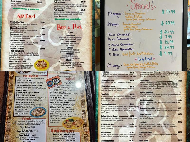 Mi Toro of Caledonia Menu