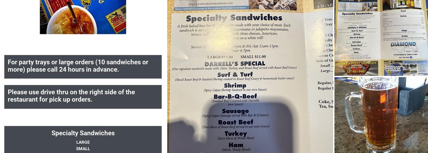 Darrell's Menu