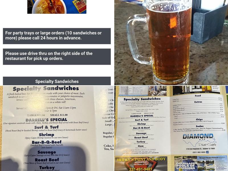 Darrell's Menu