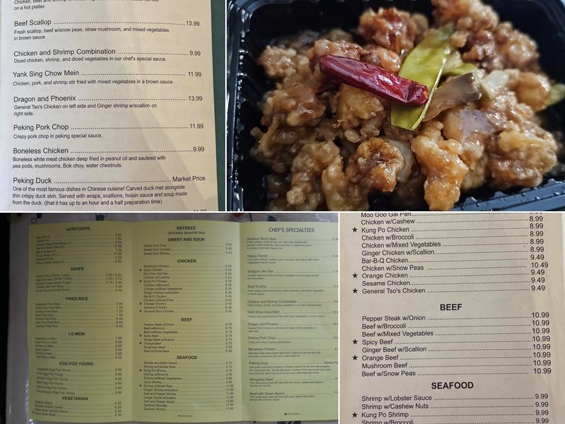 Yank Sing Menu