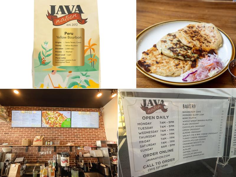 Java Nation Menu