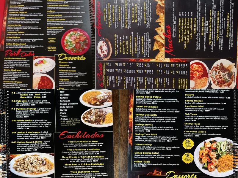 Asadores Grill Menu