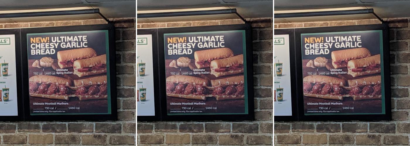 Subway Menu