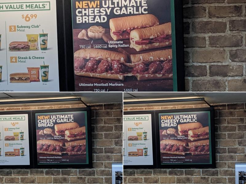 Subway Menu