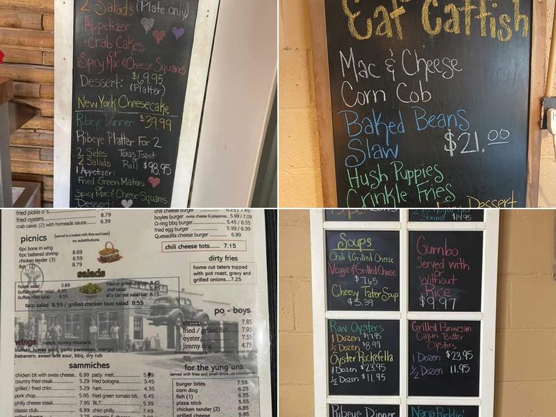 Pope Country Cafe Menu