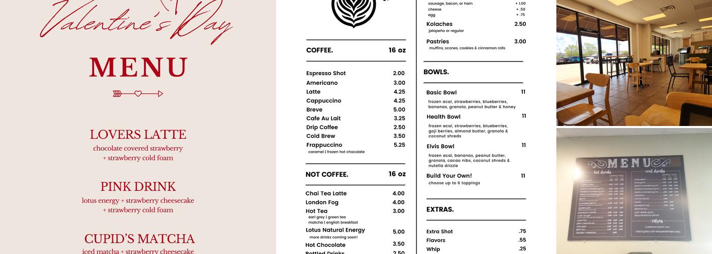 Corner Coffee + Provisions Menu