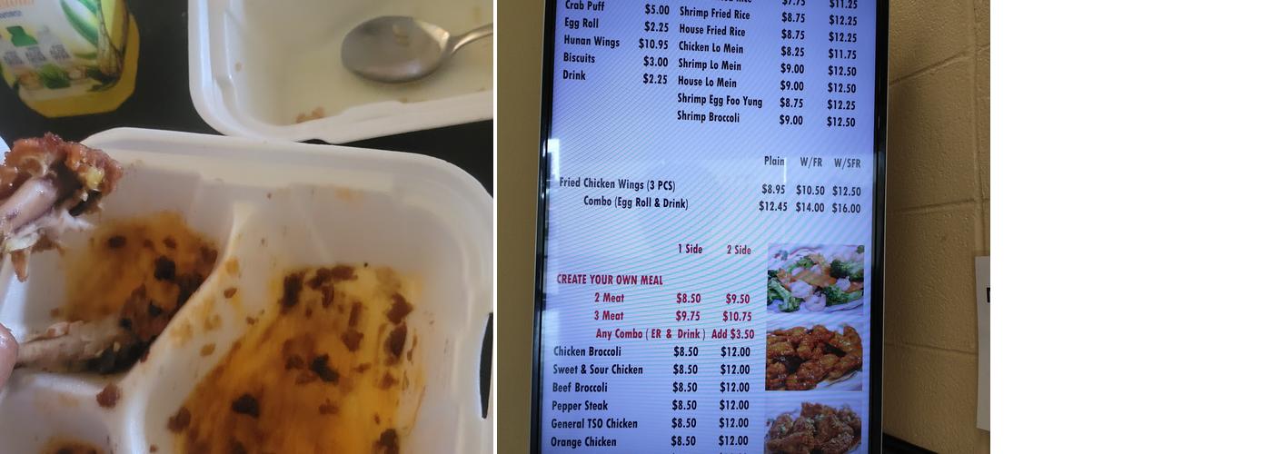 China Chef Chinese Restaurant Menu