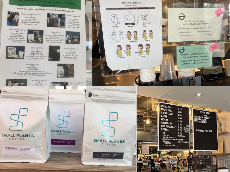 Peregrine Espresso Menu