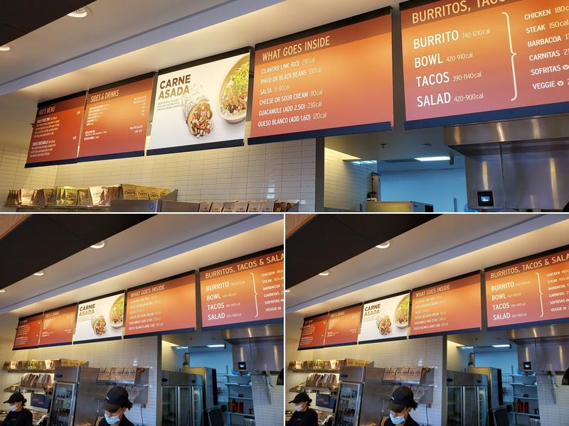 Chipotle Mexican Grill Menu