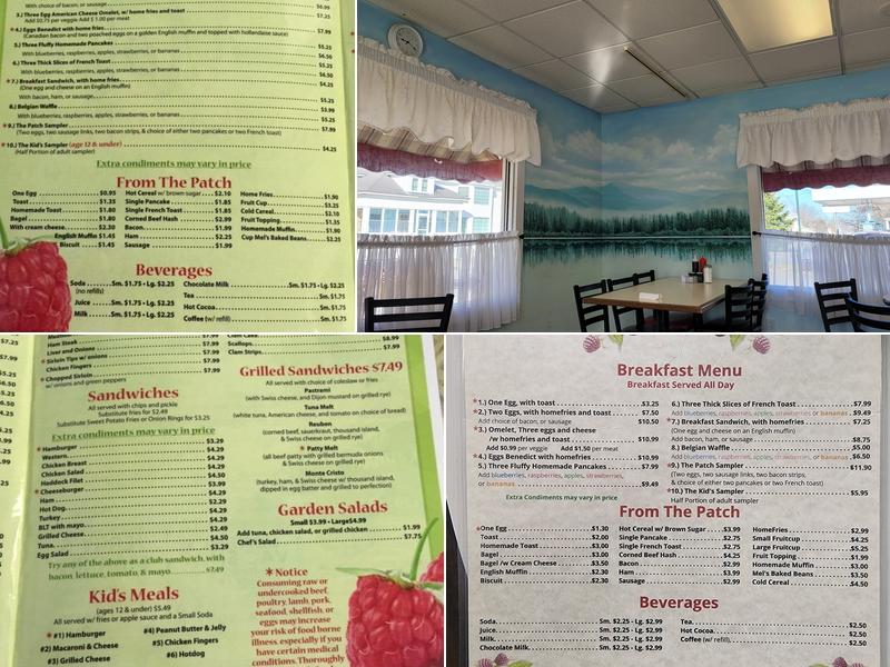 Mel's Raspberry Patch Menu