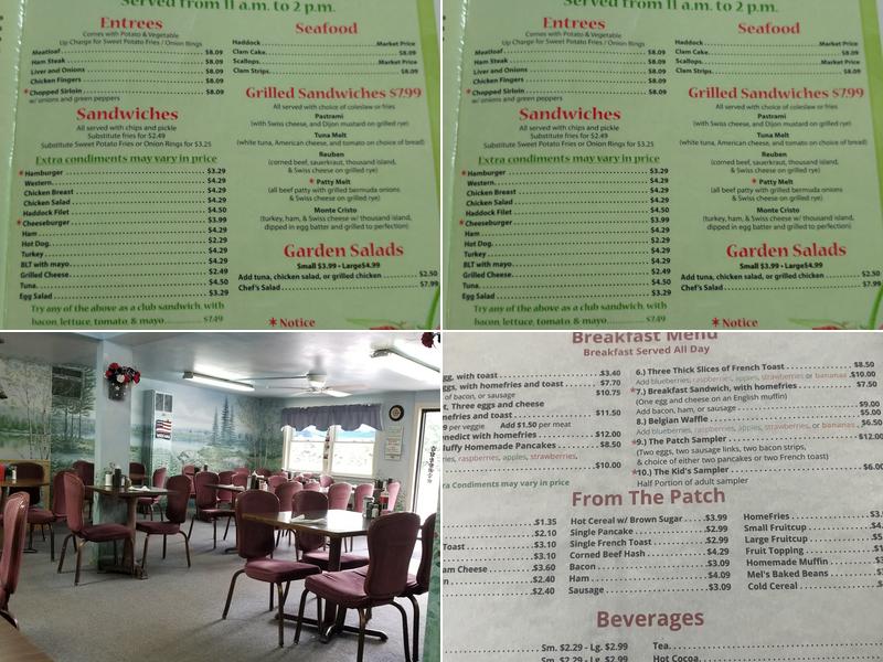 Mel's Raspberry Patch Menu