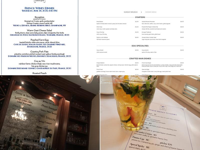 The French Goat Menu