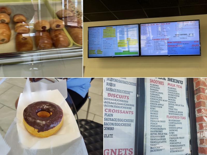 tasTea Donuts & More Menu