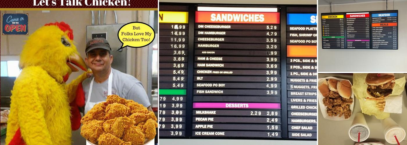 Darrell's Restaurant Menu