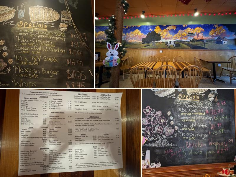 Westside Steak & BBQ Menu