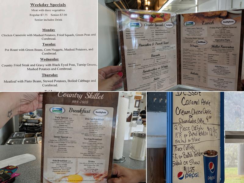 Country Skillet Menu