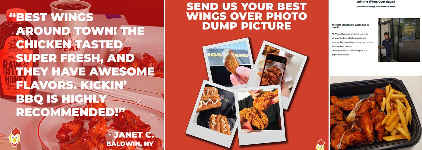 Wings Over Worcester Menu