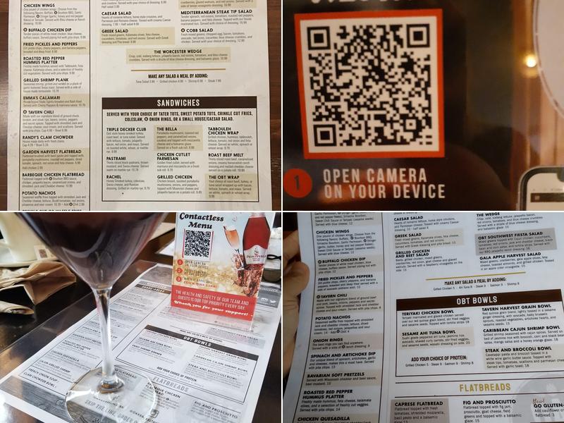 Oak Barrel Tavern Menu