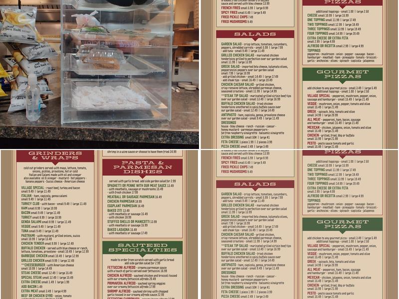 Village Pizza & Grill Menu