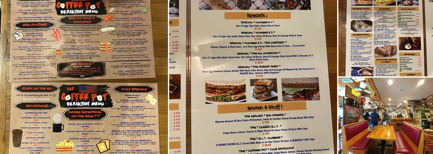 The Coffee Pot Menu