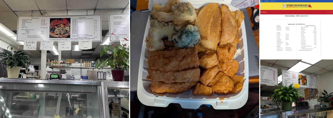 Potomac Fish House Menu