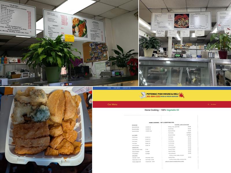 Potomac Fish House Menu
