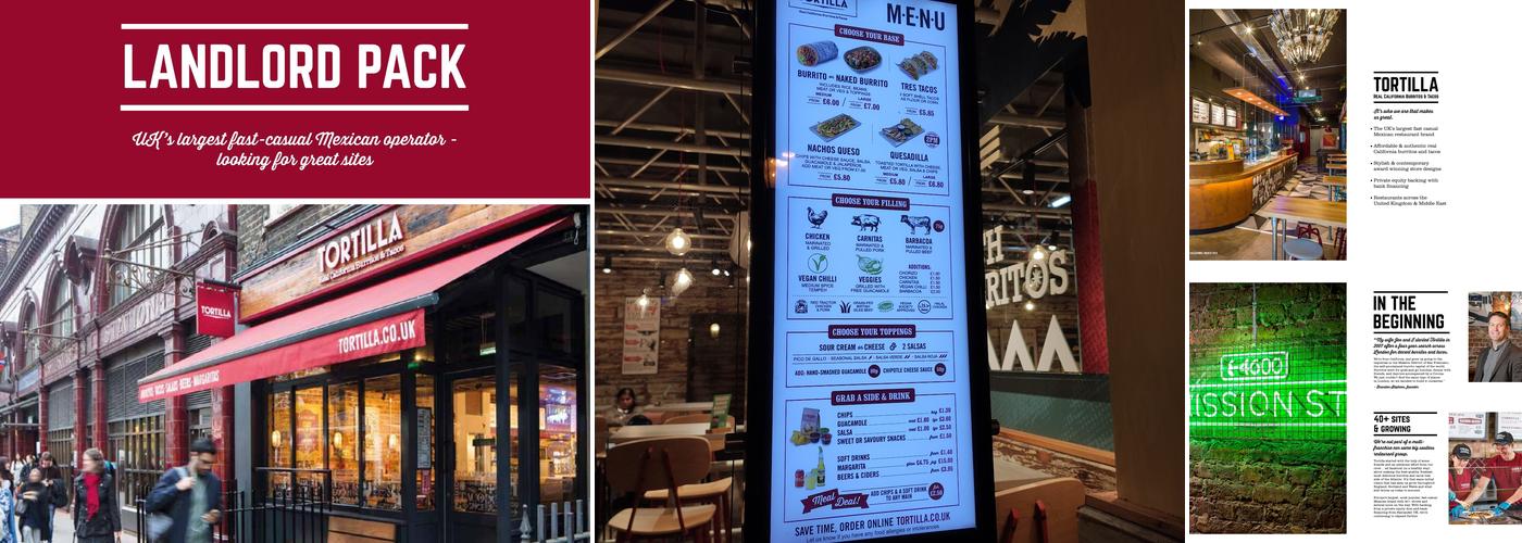 Tortilla Brighton Menu