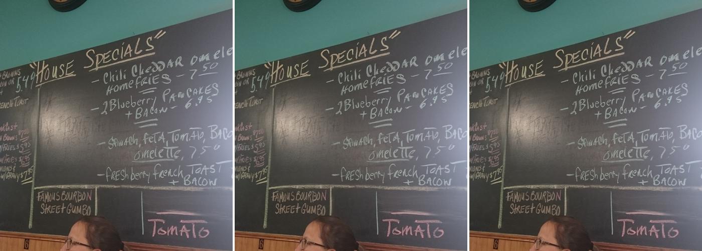 Rich's Restaurant Menu