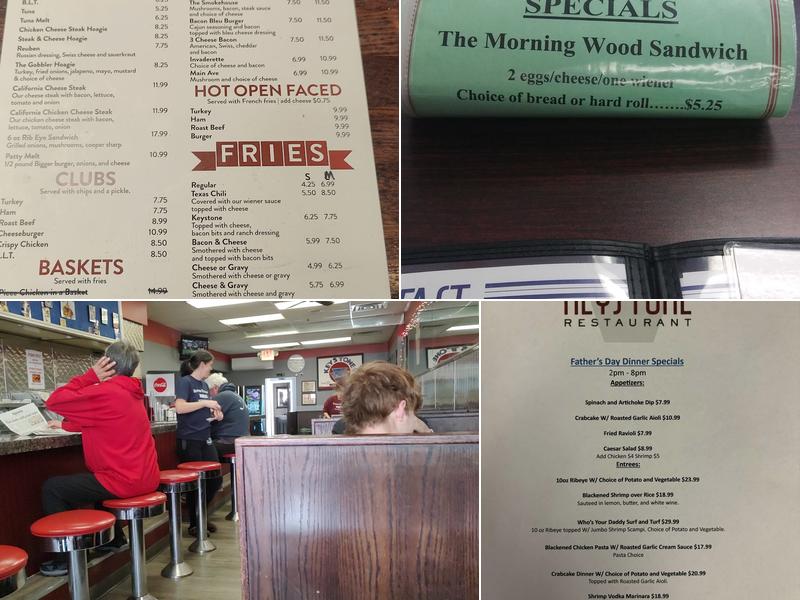 Keystone Restaurant Menu