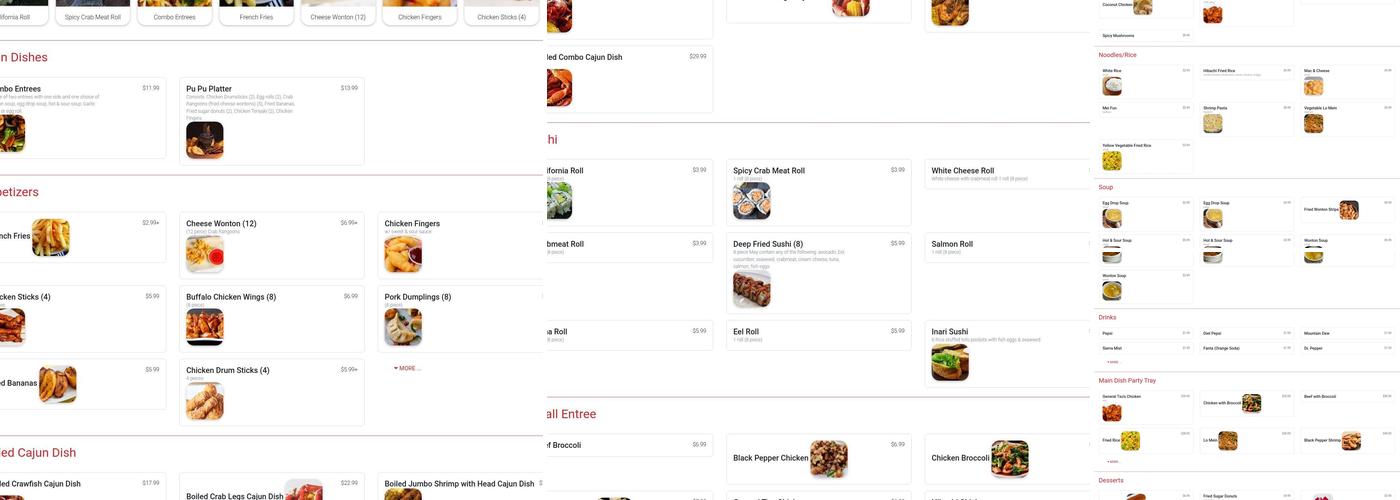 Nippon Grill & Seafood Buffet Menu