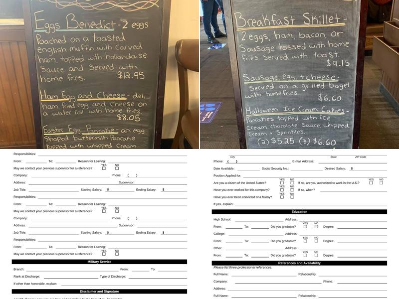 Egg & I Restaurant Menu