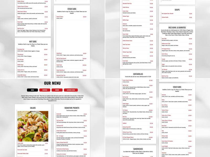 Mill City Pizza Menu