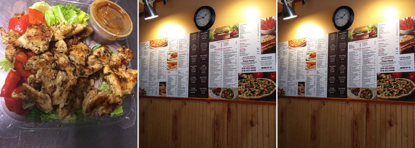 Pizza Hazel Menu