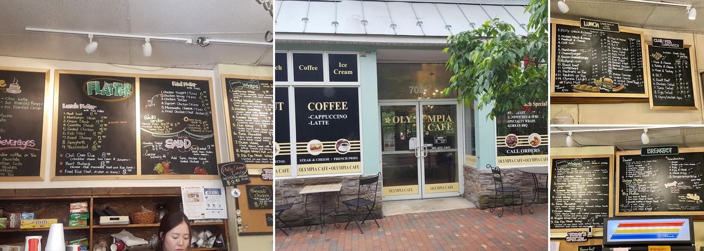 Olympia Cafe Menu