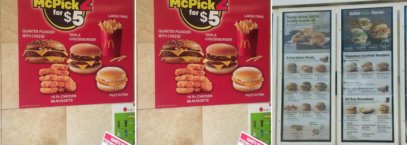 McDonald's Menu