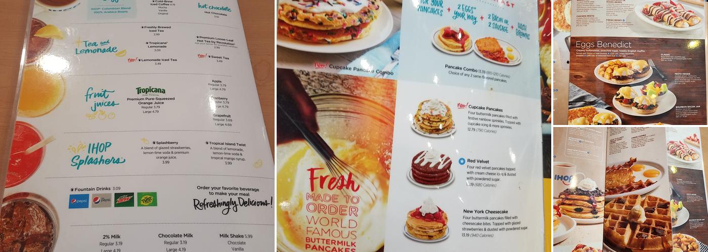 IHOP Menu