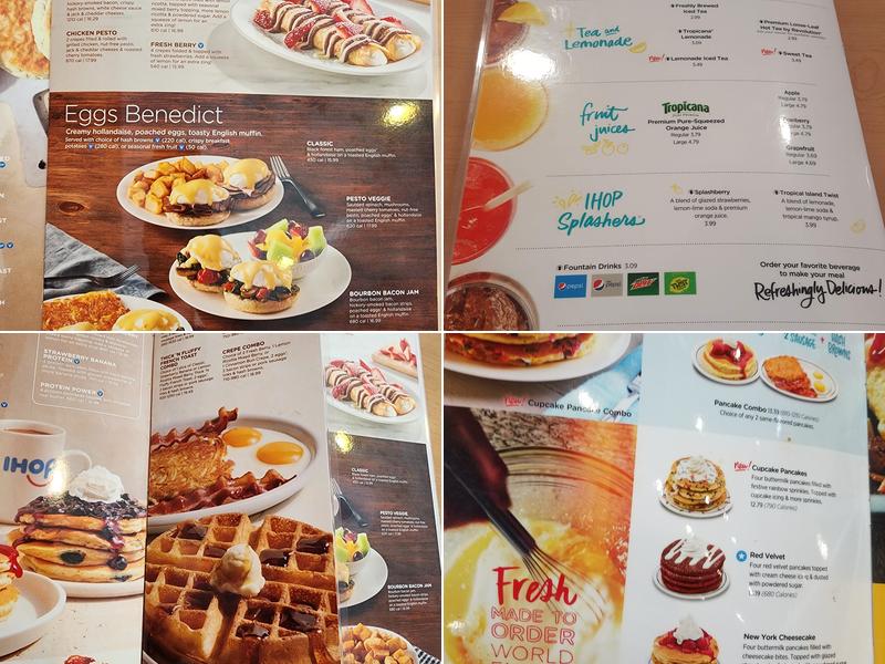 IHOP Menu