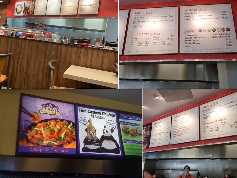 Panda Express Menu