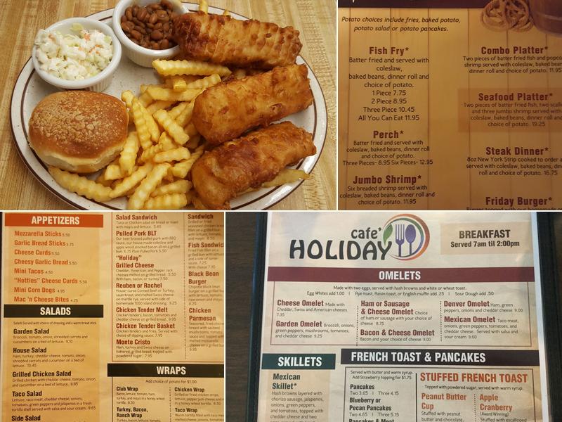 Holiday Cafe Menu
