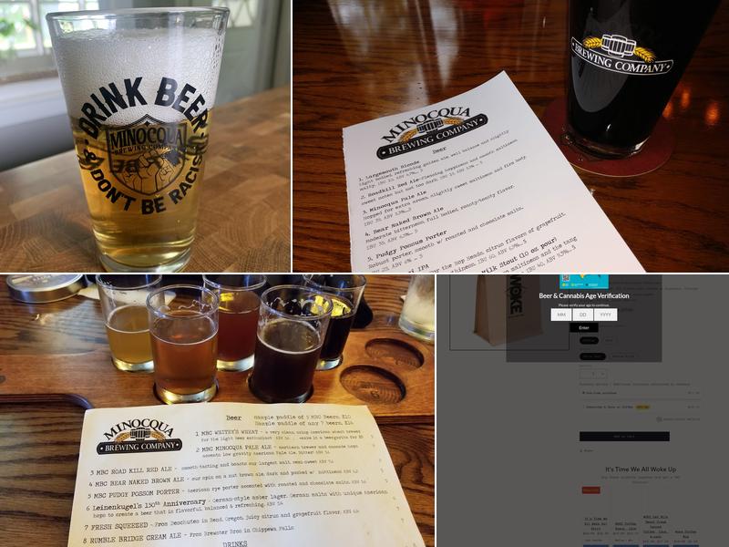 Minocqua Brewing Company Menu