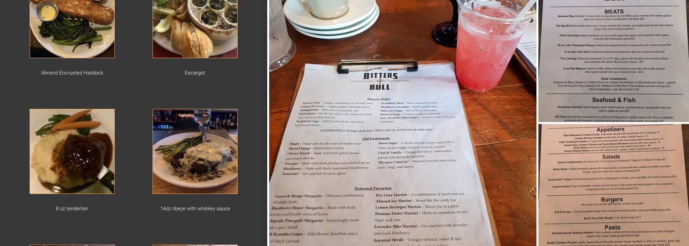 Bitters + Bull Menu