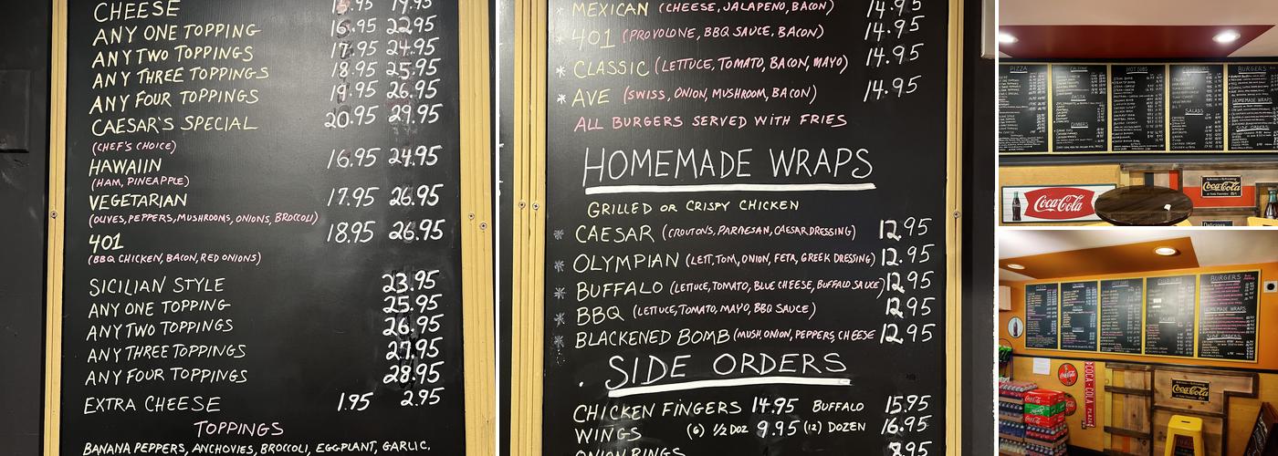 Caesar's Pizza & Subs Menu