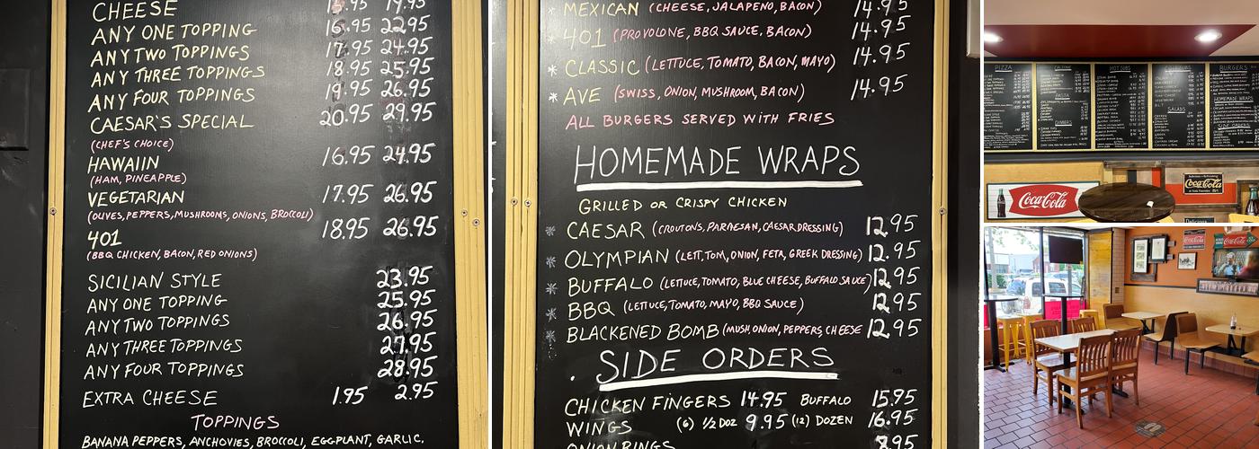 Caesar's Pizza & Subs Menu