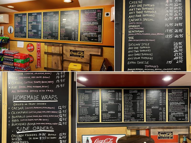 Caesar's Pizza & Subs Menu