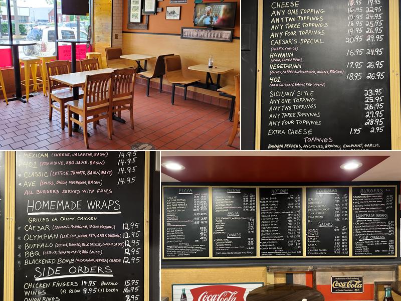Caesar's Pizza & Subs Menu